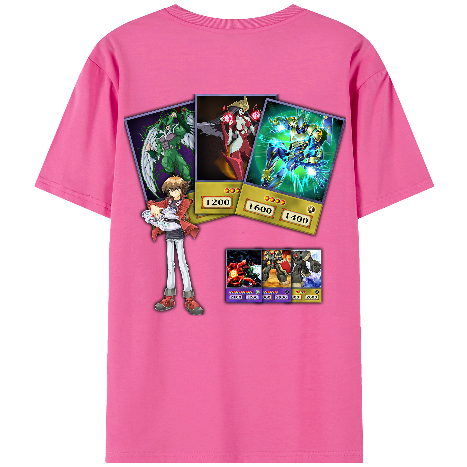 （画像用） 遊☆戯☆王 Yu-Gi-Oh! レディース半袖Tシャツ(バックプリント)